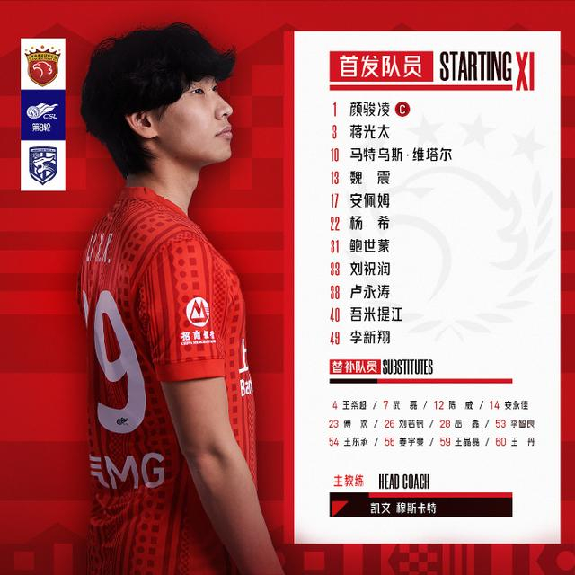 上海海港双后卫头球破门掀翻武汉三镇 角球战术